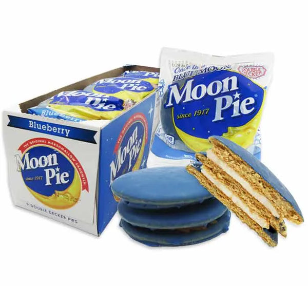 Moon Pie Double Decker Blueberry 9 x 78g (case) - Out of Date